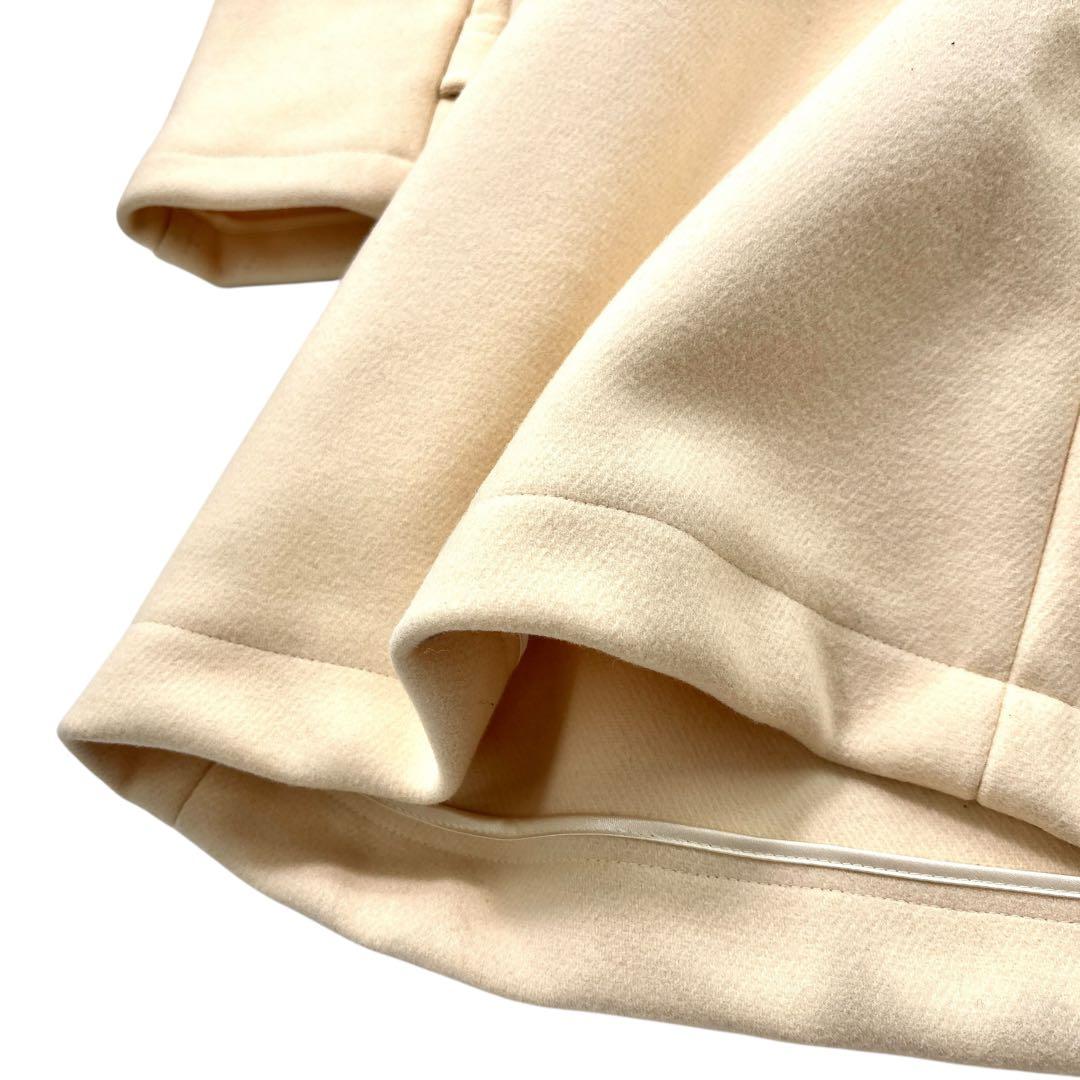 【未使用級　極美品】マッキントッシュ メルトン ダッフルコート 42 ホワイト