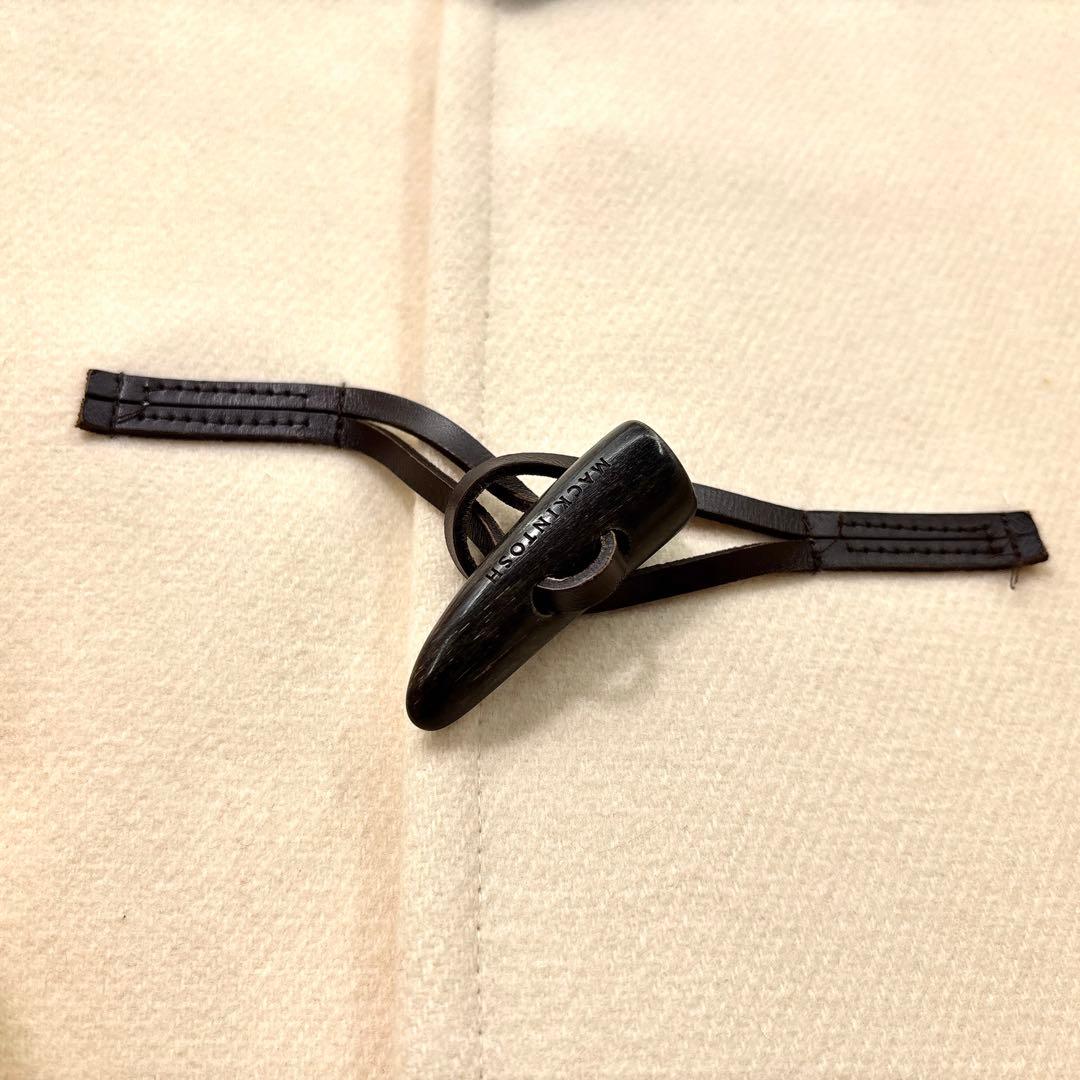 【未使用級　極美品】マッキントッシュ メルトン ダッフルコート 42 ホワイト