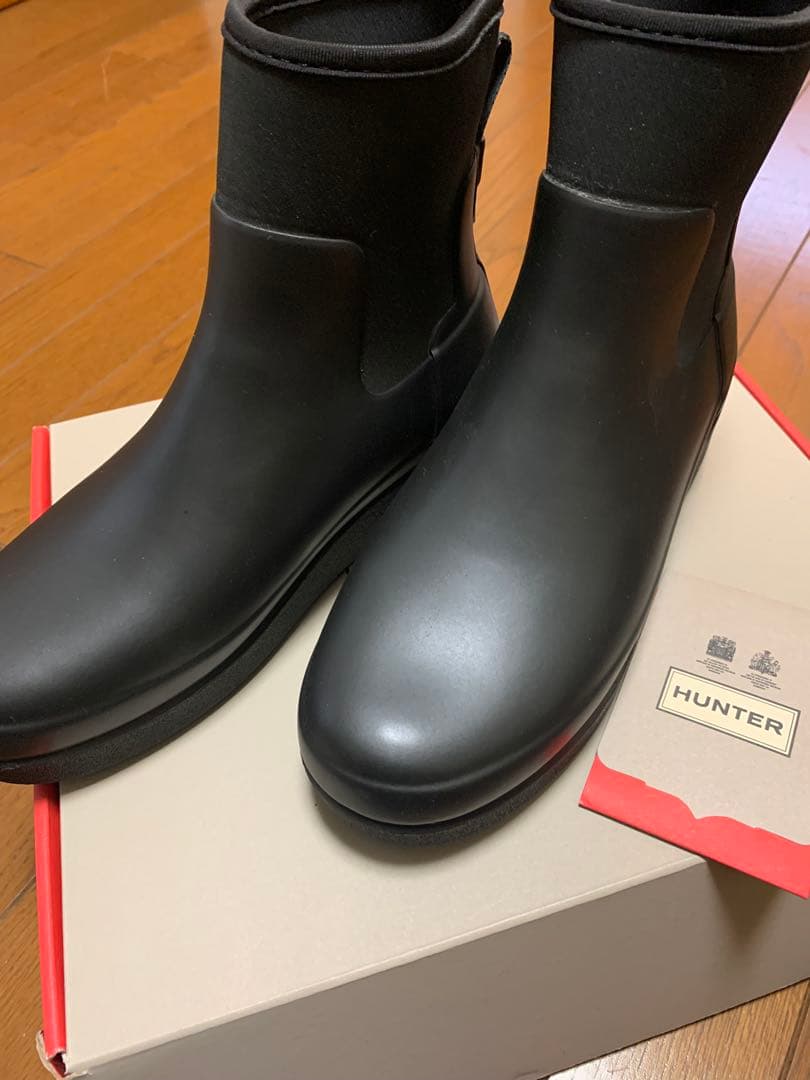 ハンター　ウーマンズコマンドチェルシーブーツ　ブラック24cm