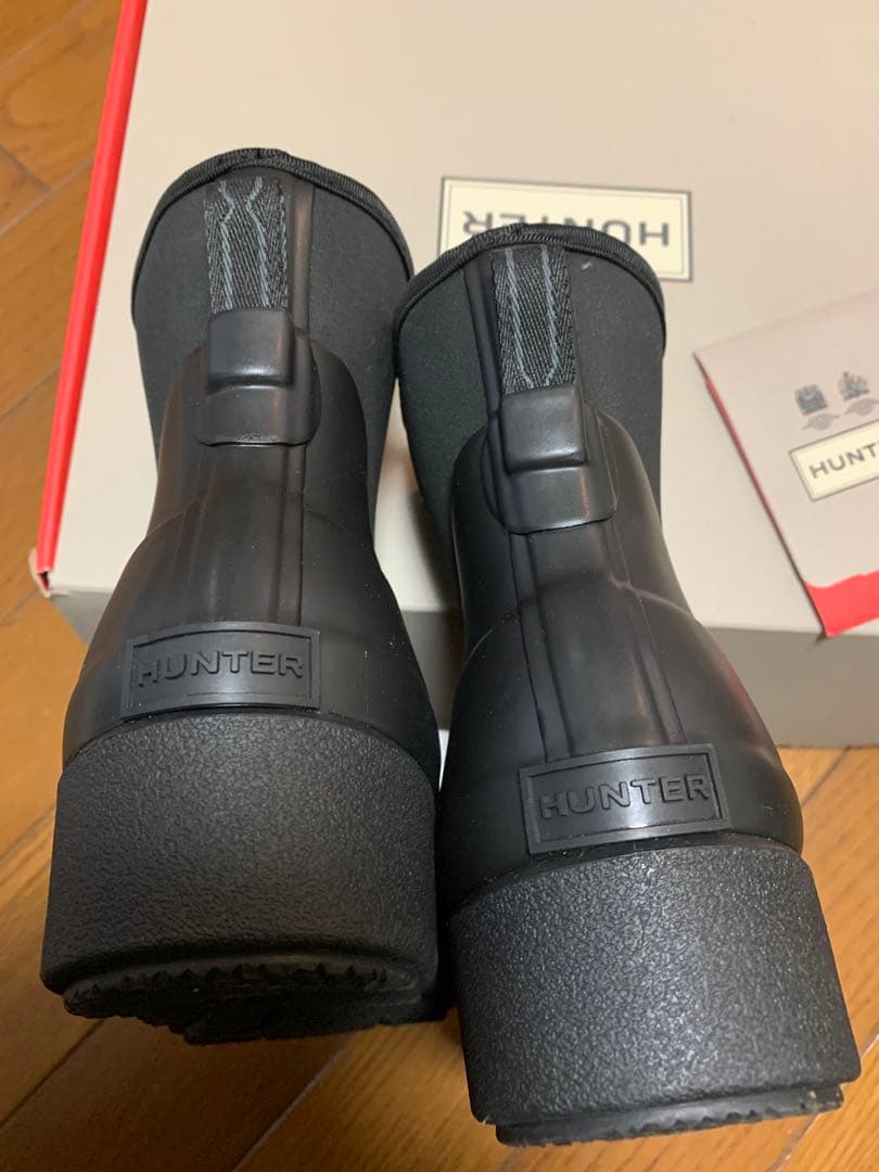 ハンター　ウーマンズコマンドチェルシーブーツ　ブラック24cm