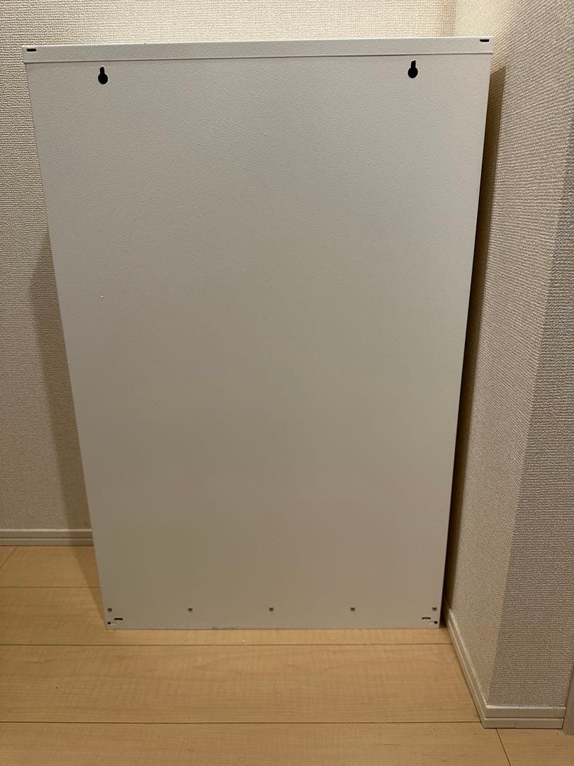 展示品 イタリア製スチールダストボックス 2×2段 ホワイト