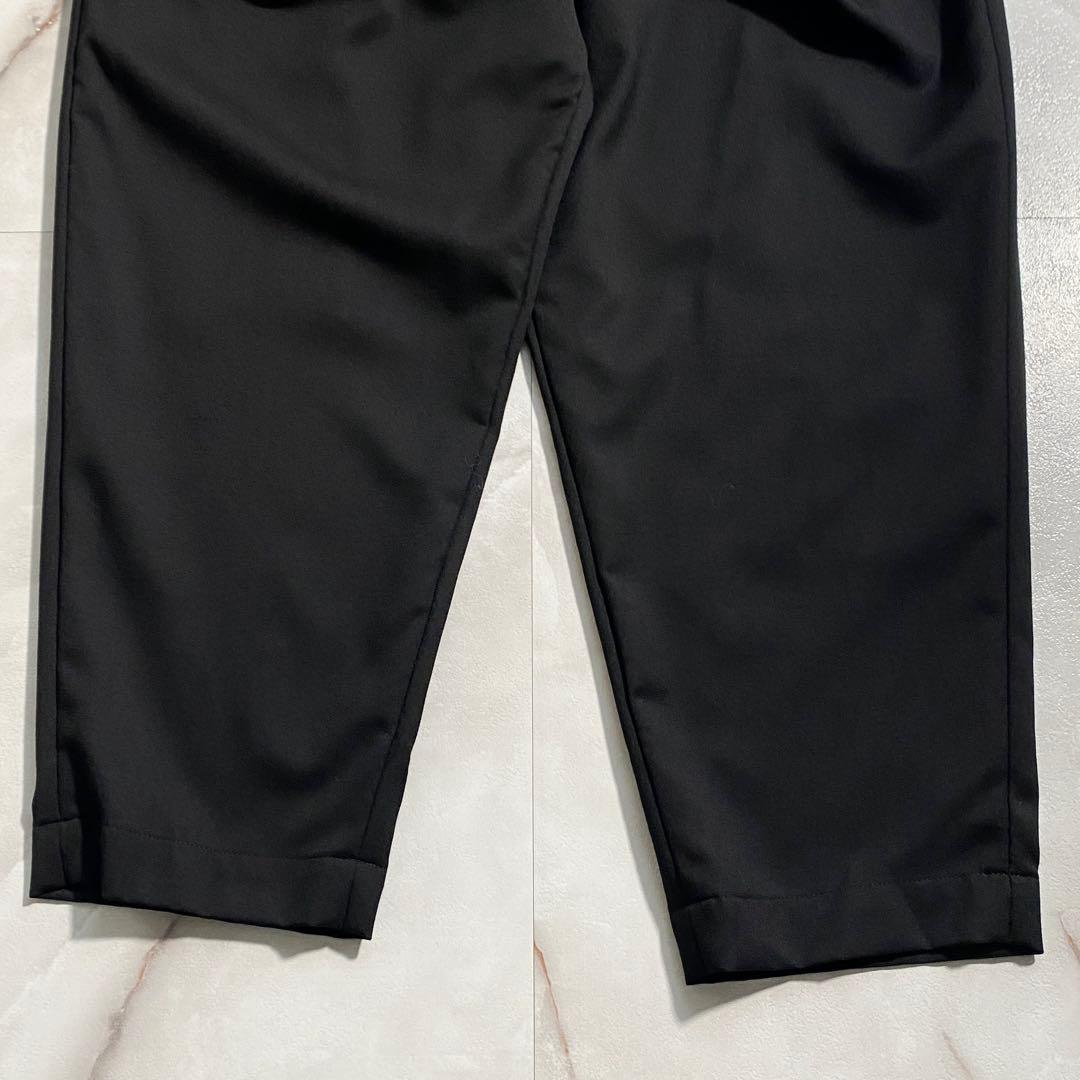 A16474 美品 ドゥルカマラ よそいきオーバータックパンツ サルエル 黒 0