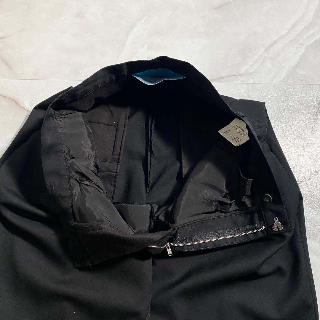 A16474 美品 ドゥルカマラ よそいきオーバータックパンツ サルエル 黒 0