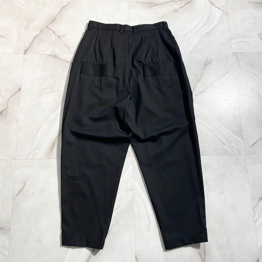 A16474 美品 ドゥルカマラ よそいきオーバータックパンツ サルエル 黒 0