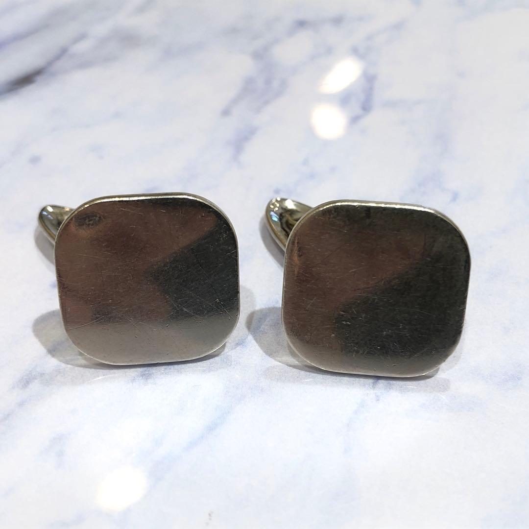 ♡ティファニー　カフス　スターリング　シルバー　スクエア　ビンテージ