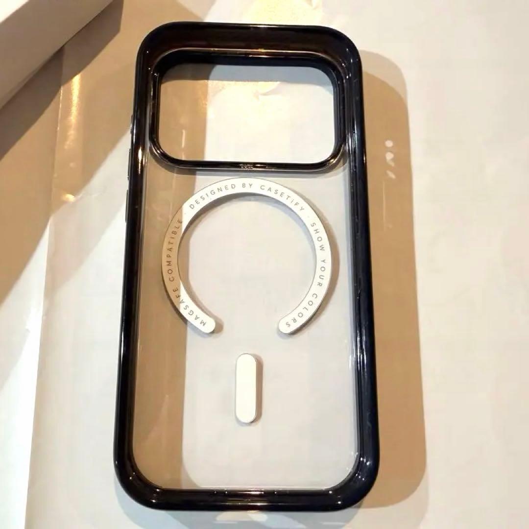 【美品】iPhone17Pro ケース ［CASETiFY］クリア