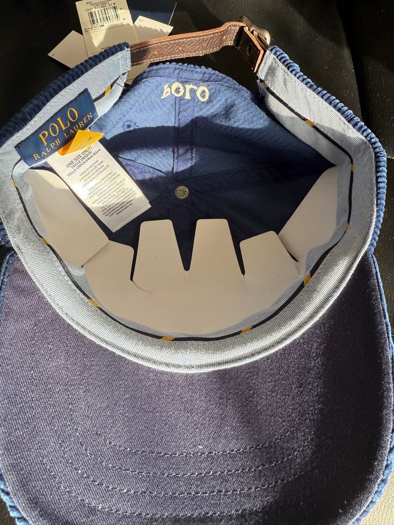Polo Ralph Lauren コーデュロイキャップ ネイビー