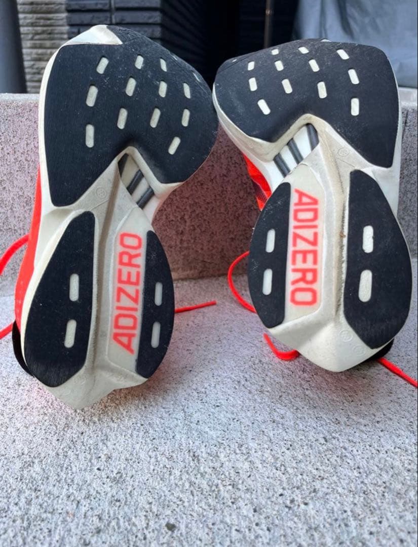 adidas ADIZERO ADIOS PRO 3 赤　オレンジ