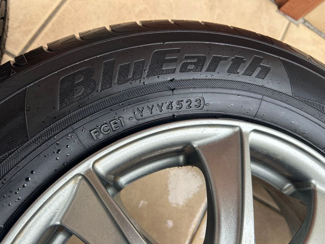 専用品①145/80R13 社外アルミホイール国産バリ山タイヤ4本セット
