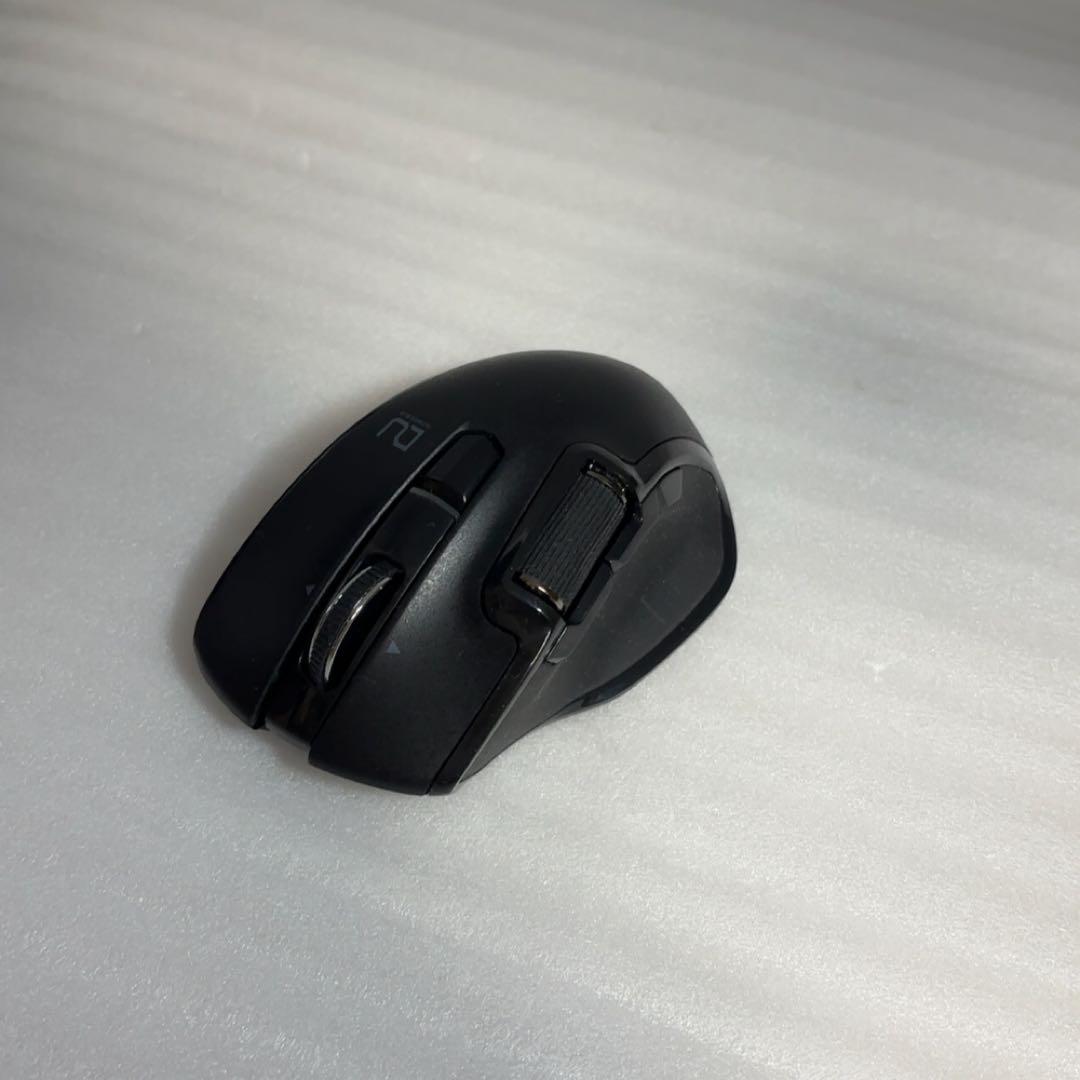 エレコム製【ハードウェアマクロ搭載Sサイズ】サイドホイール機能ワイヤレスマウス