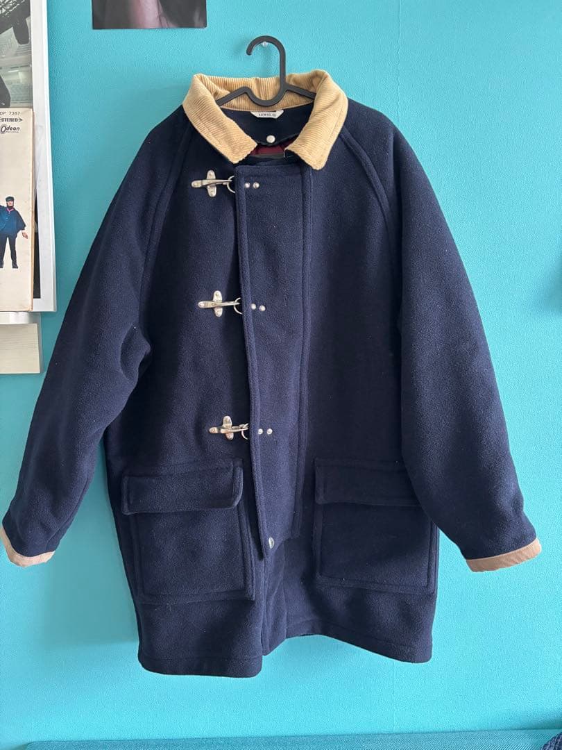 LEWEL ネイビー ダッフルコート