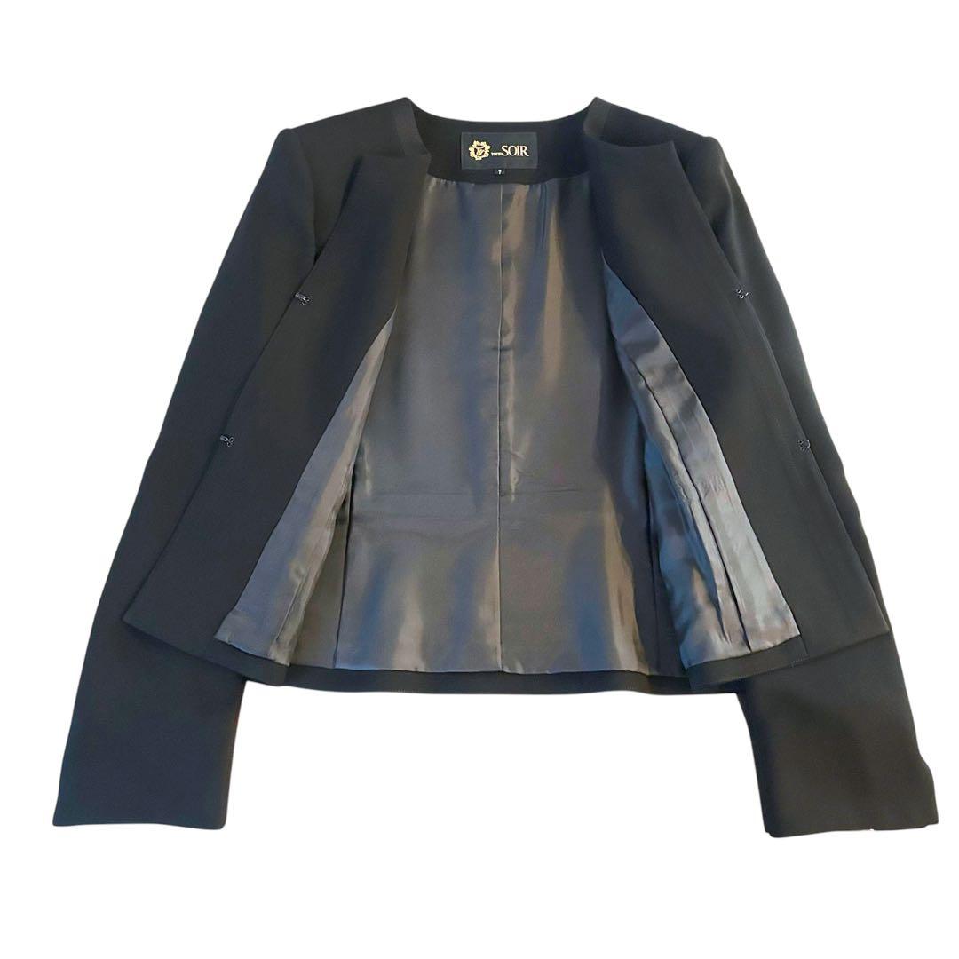 【新品タグ付】 東京ソワール ブラックフォーマル セットアップ ワンピース Ｓ