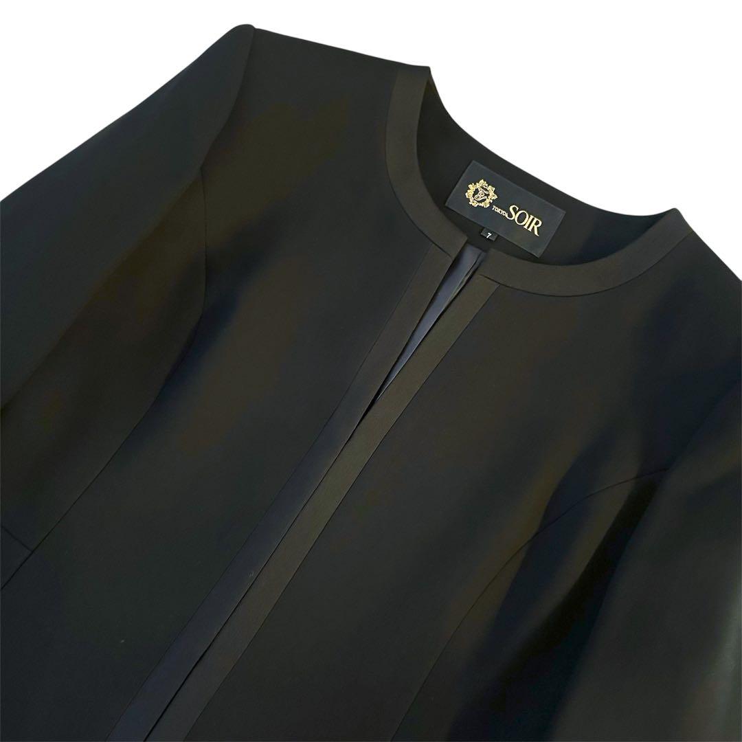 【新品タグ付】 東京ソワール ブラックフォーマル セットアップ ワンピース Ｓ