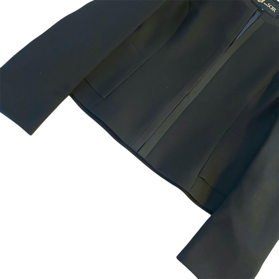 【新品タグ付】 東京ソワール ブラックフォーマル セットアップ ワンピース Ｓ