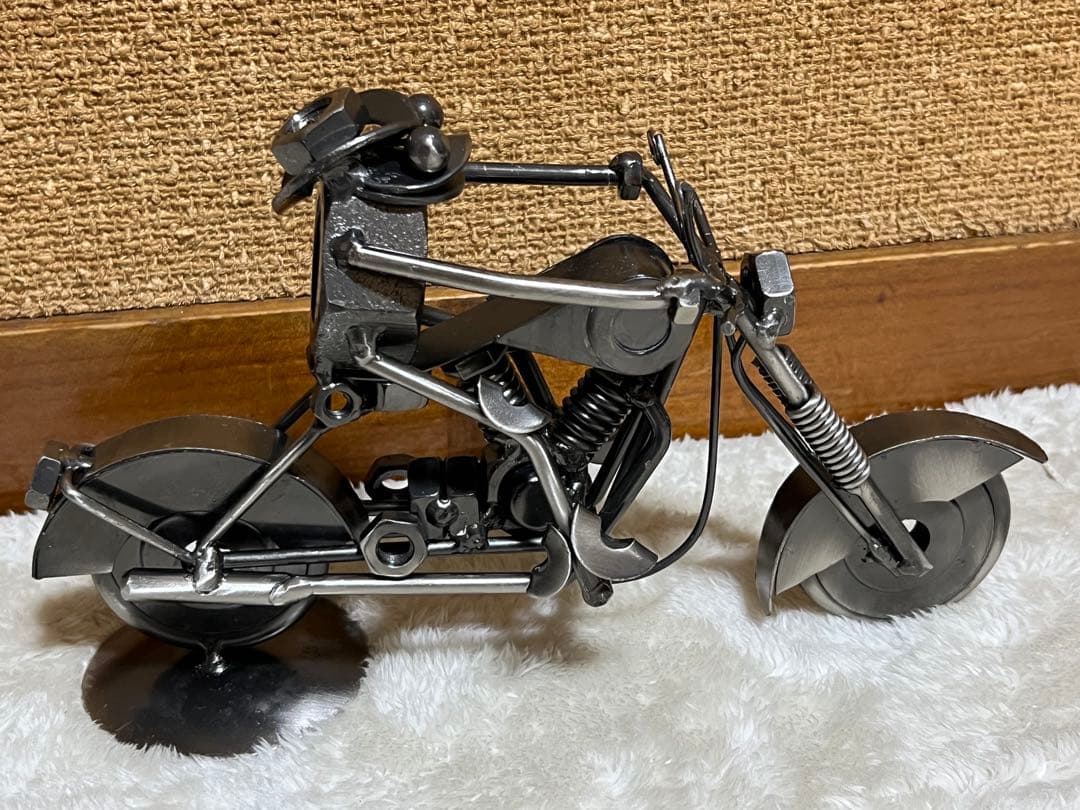 カエル　メタルクラフト　音楽隊　メタルアート　バイク