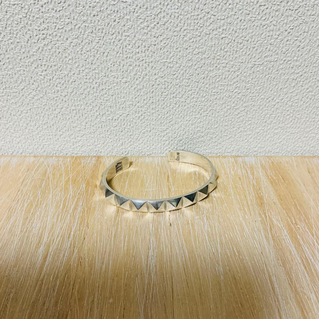 HYSTERIC GLAMOURスタッズ バングル ブレスレット SV925