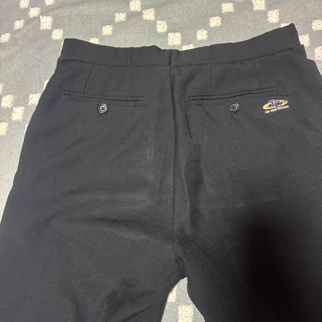 ON THE COURT レフリーズボン ベルトレスLサイズポケットあり