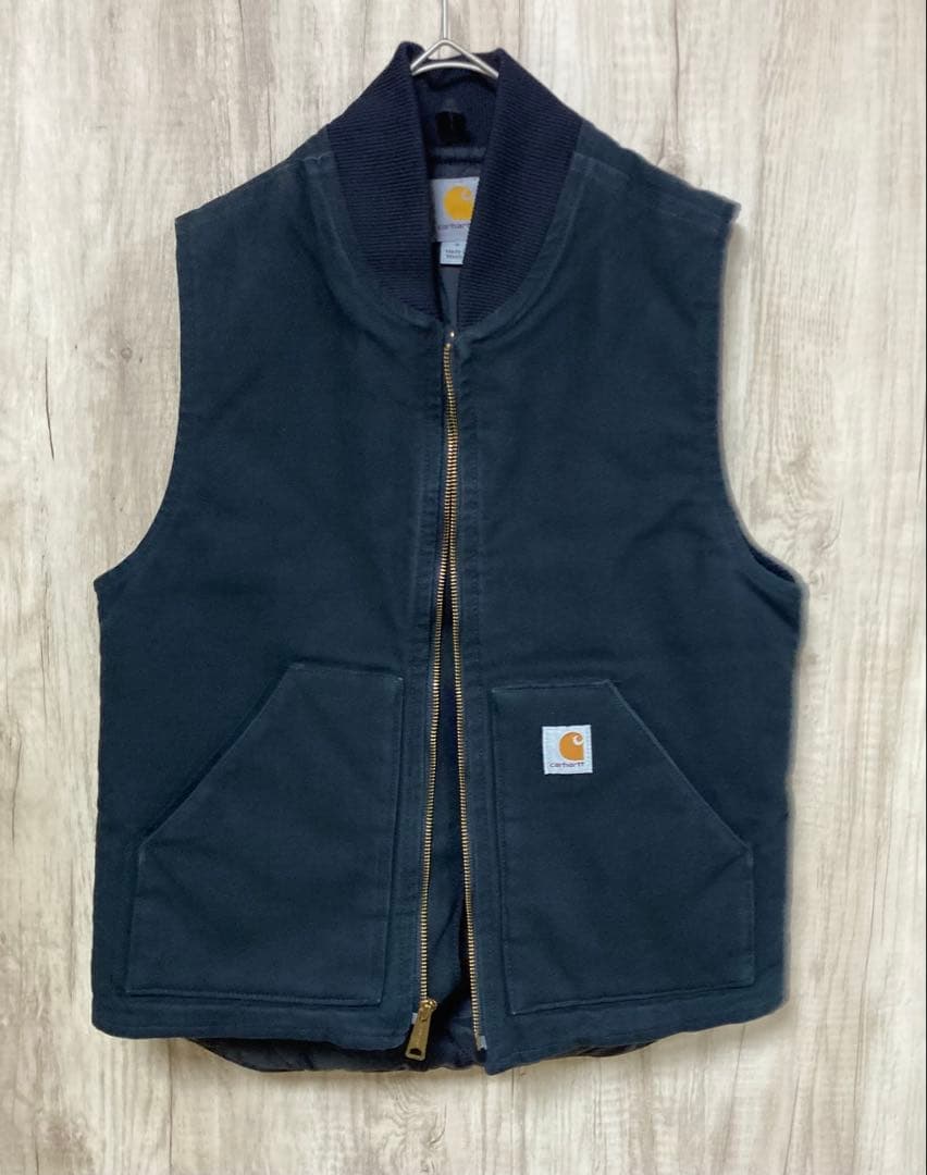 Carhartt カーハート ダックベスト ブラック メキシコ製 サイズS