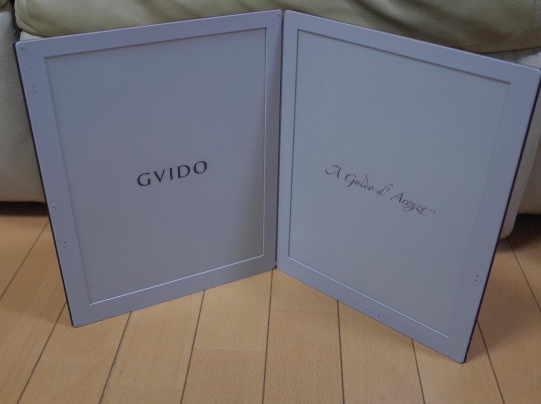【週末値引】GVIDO デュアルディスプレイ 電子書籍リーダー 本体