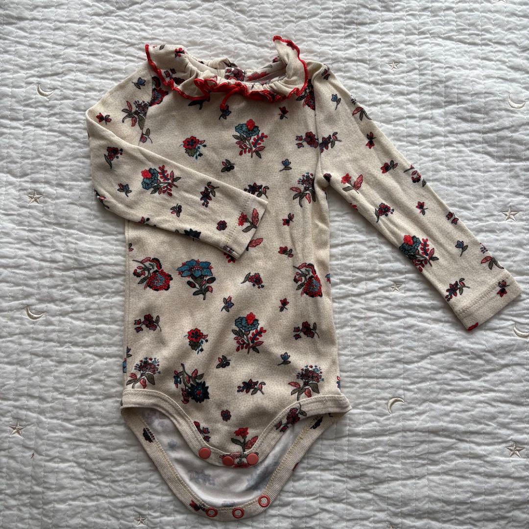 Misha&Puff 白毒花　ロンパース6-12m