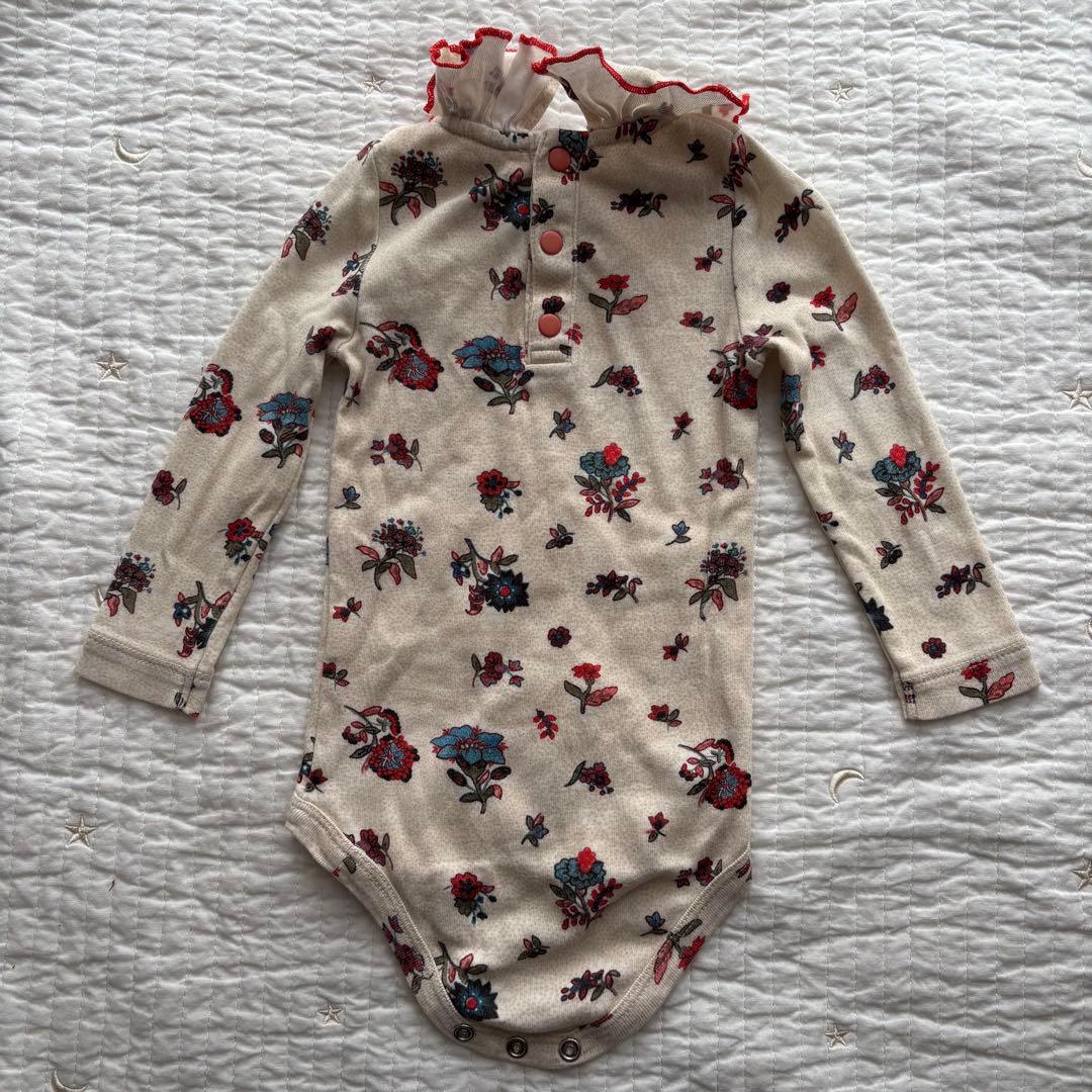 Misha&Puff 白毒花　ロンパース6-12m