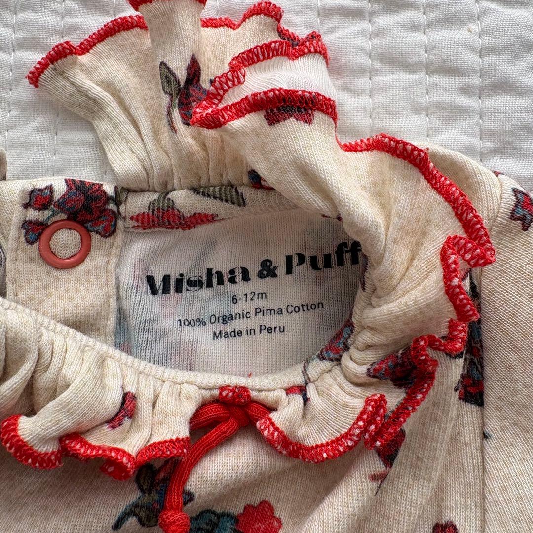 Misha&Puff 白毒花　ロンパース6-12m