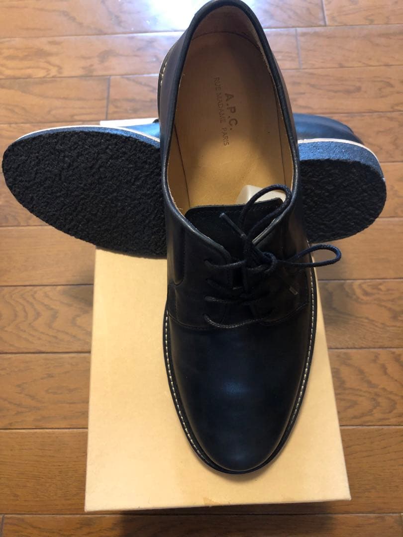 未使用美品　A.P.C. ダービープレーンシューズ　革靴 サイズ41