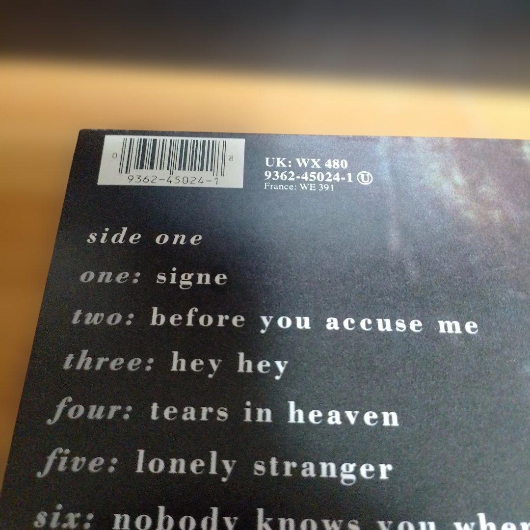 Eric Clapton Unplugged レコード ukオリ