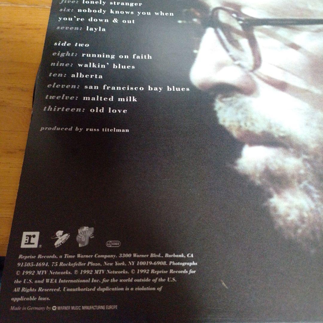 Eric Clapton Unplugged レコード ukオリ