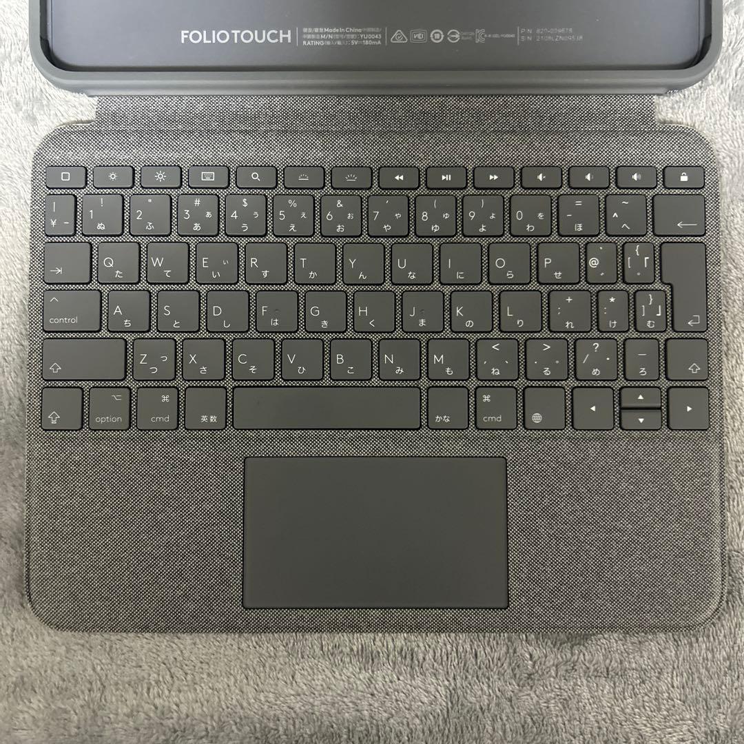 【美品】logicool Folio Touch iPad Air キーボード