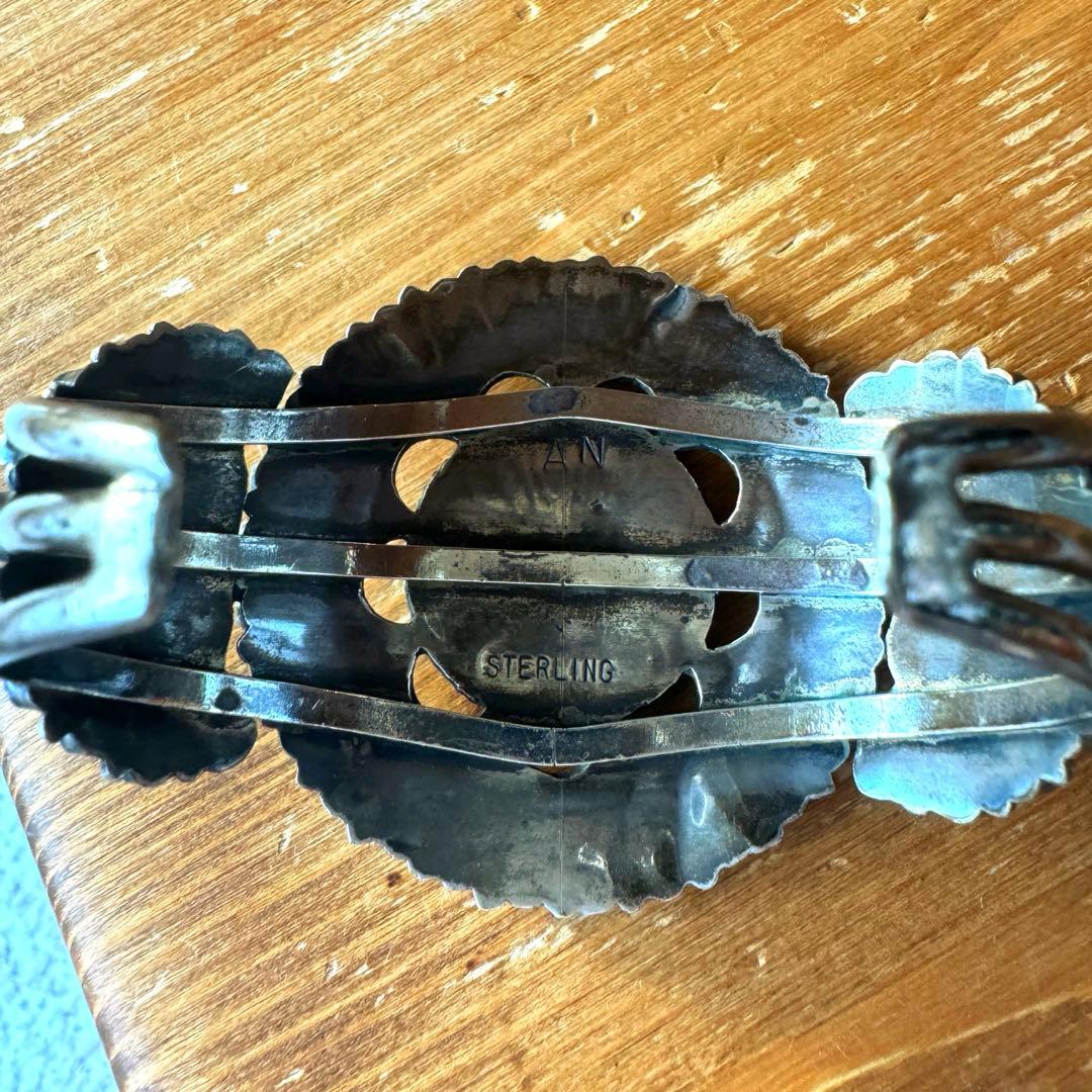 インディアンジュエリ⭐︎ズニ族　ニードルポイントバングル