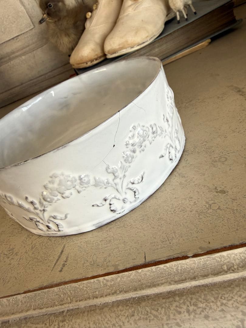 キャロンCarronフローラルボウルcouroリボンガーランド