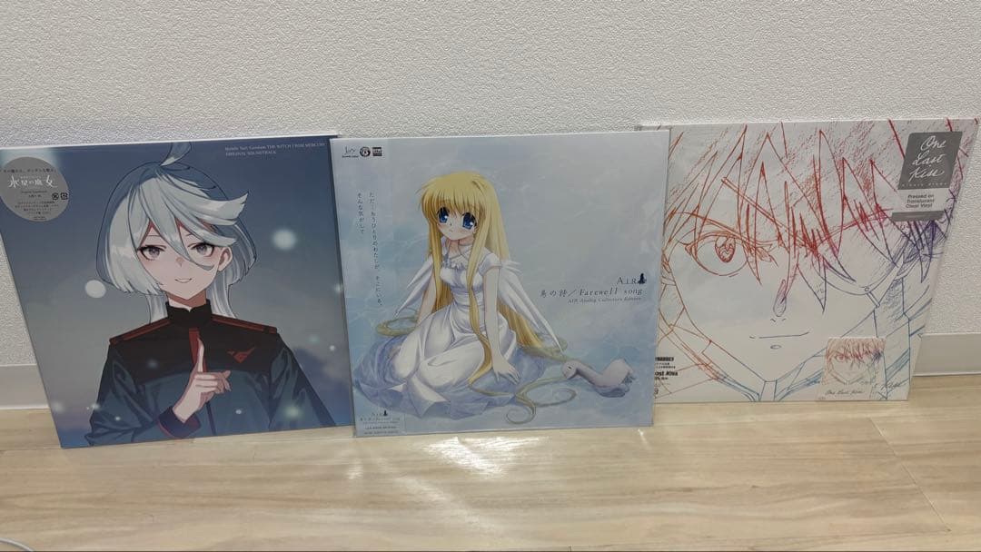 レコード　AIR 水星の魔女　エヴァンゲリオン