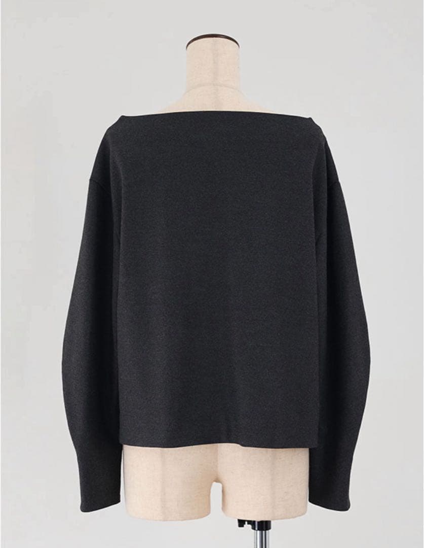 FORME WOOL-LIKE PULLOVER ブラック