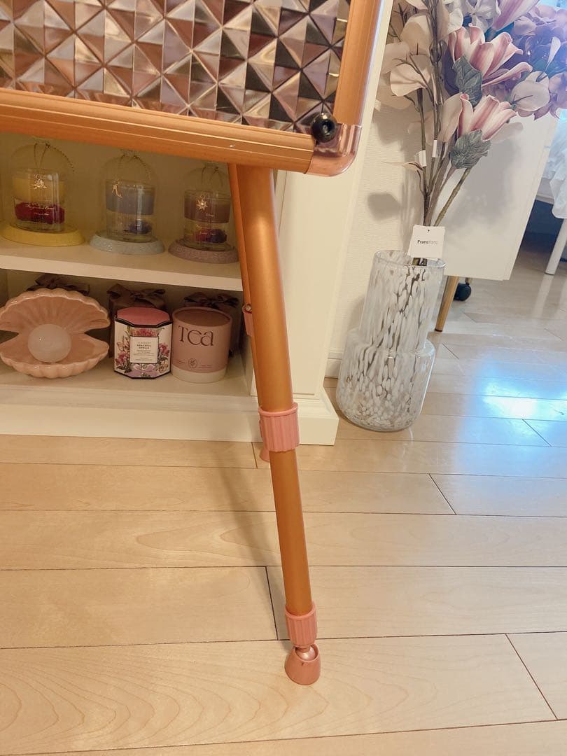 Francfranc ドレッサー ヴァリーズ ハリウッドボックス L コッパー