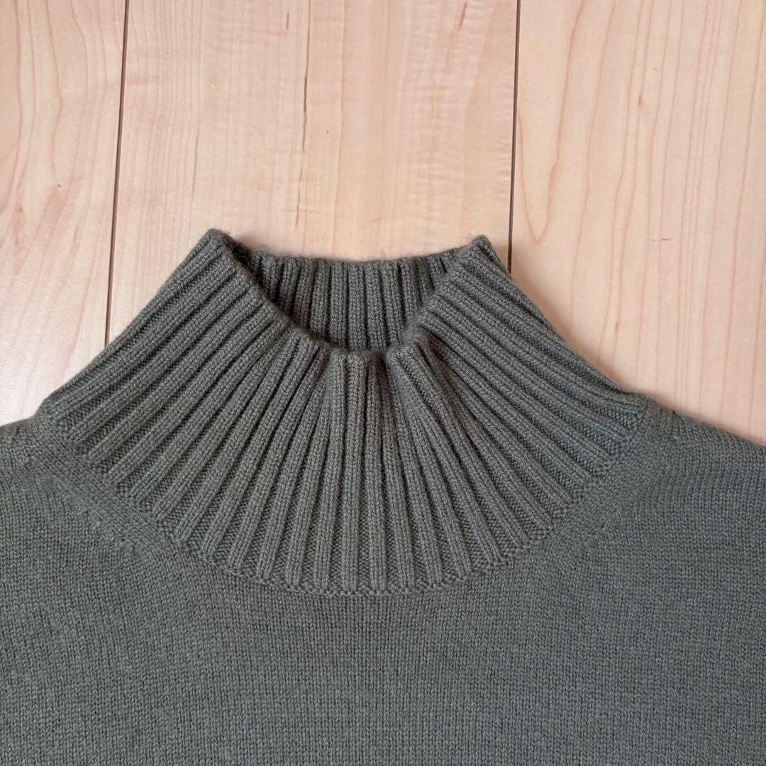 完売　ICB S ソフトカシミヤミックス ハイネックワンピース　¥30,910