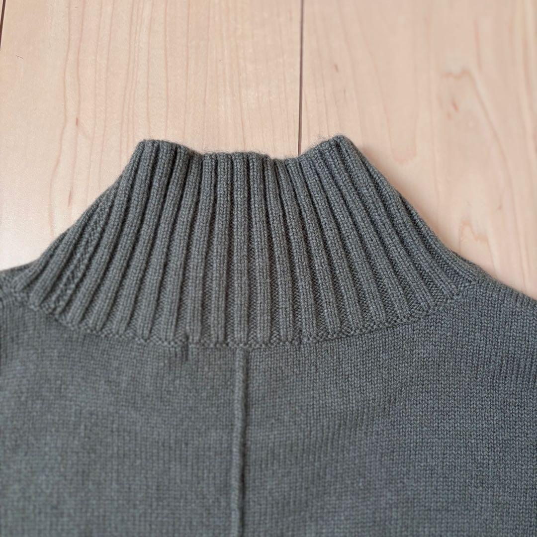 完売　ICB S ソフトカシミヤミックス ハイネックワンピース　¥30,910