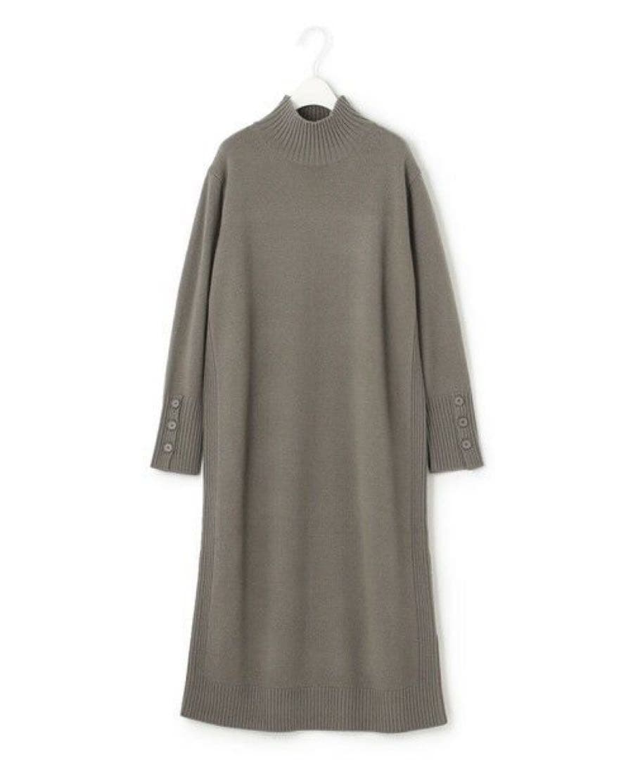 完売　ICB S ソフトカシミヤミックス ハイネックワンピース　¥30,910