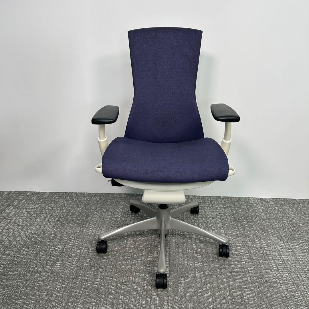 D エンボディチェア 最高級 ハーマンミラー ホワイト Embody