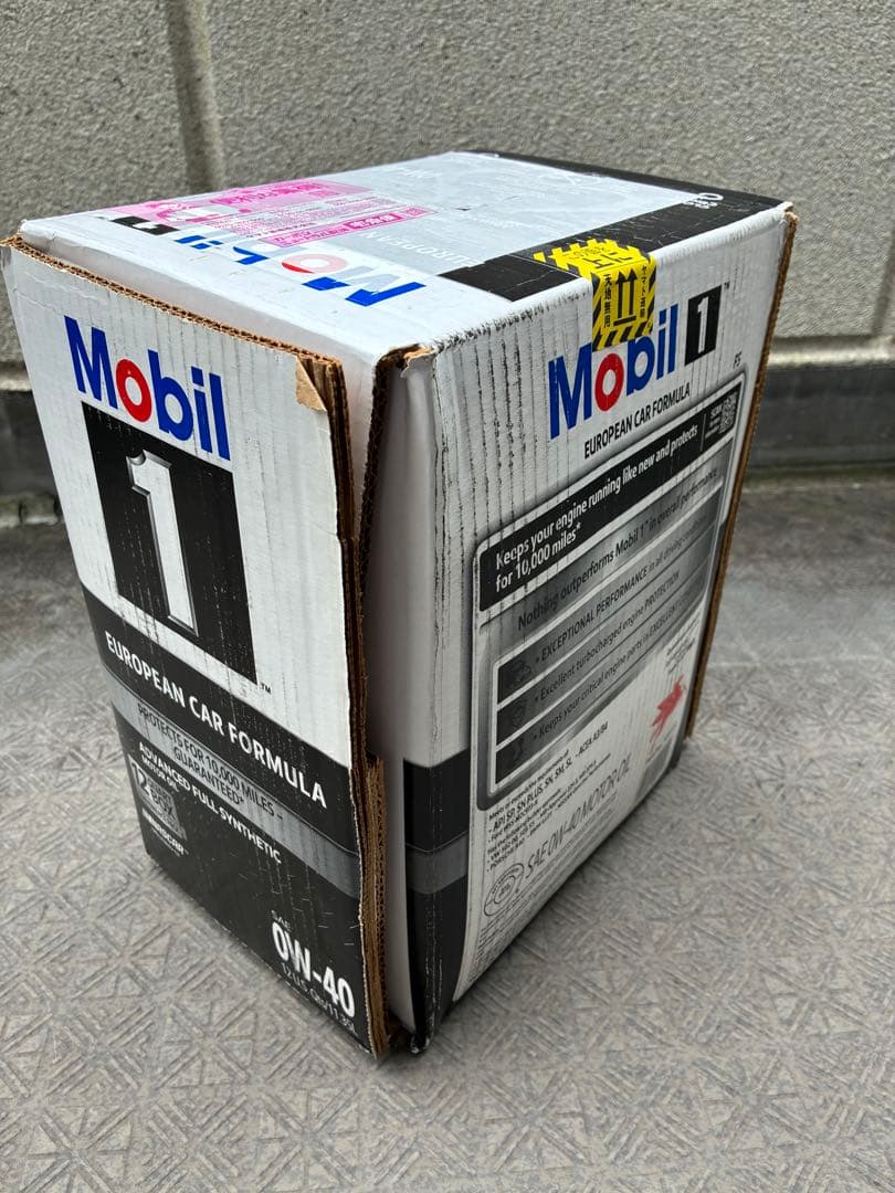 Mobil1 0w-40 エンジンオイル　11.35L並行輸入品