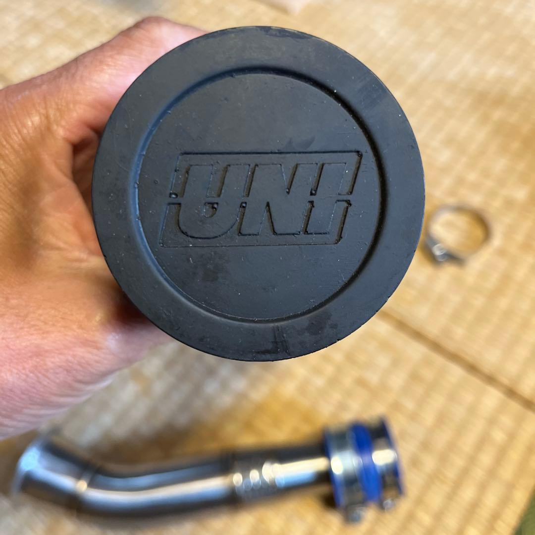 ダックス125 用キタコパワーフィルターとクリーナーボックス用インテークパイプ