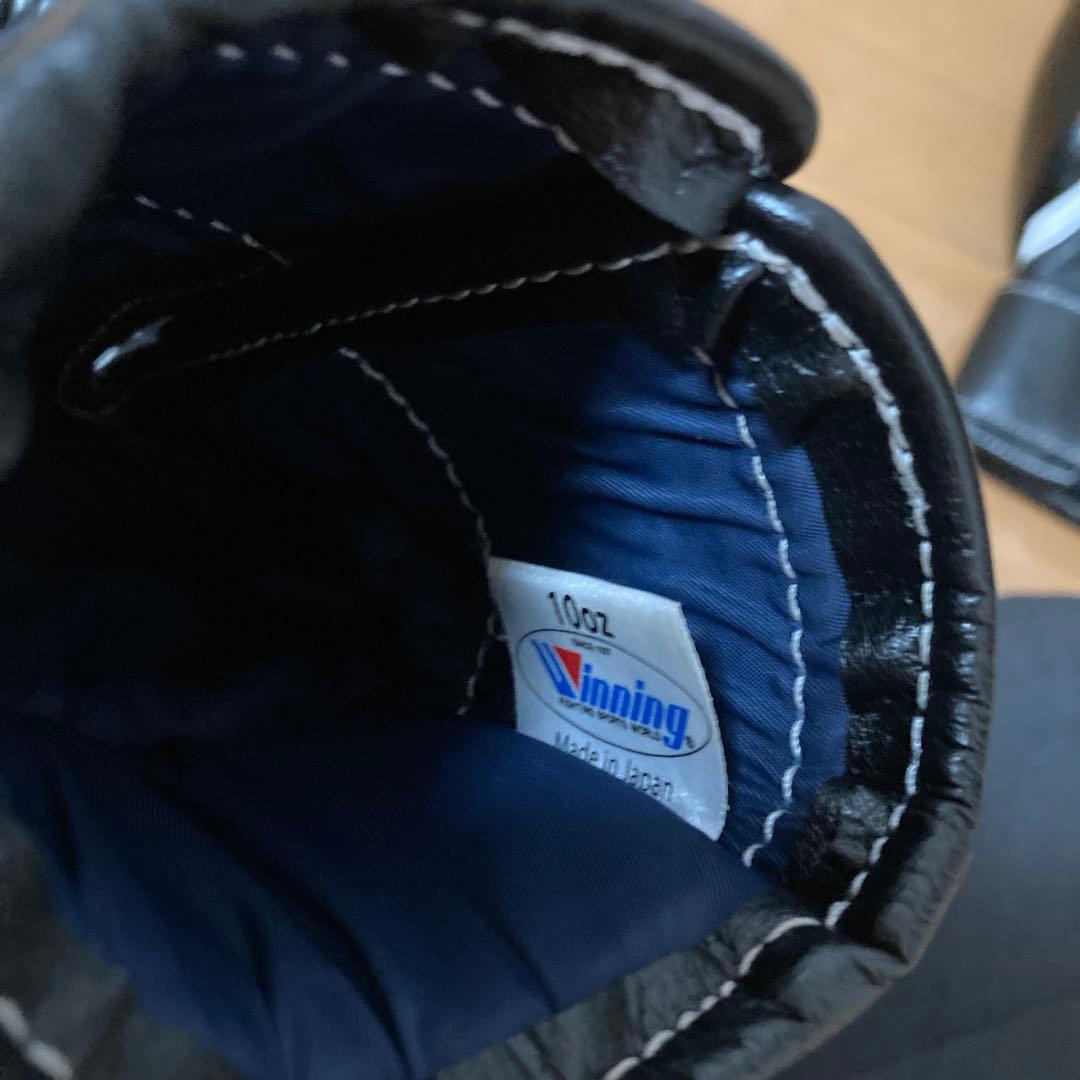 Winning ボクシンググローブ 10 oz ブラック