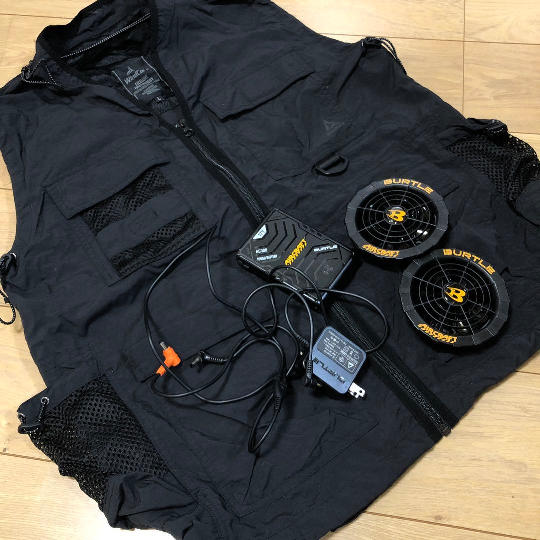 BURTLE AIRCRAFT 17V ファン　フルセット 空調服