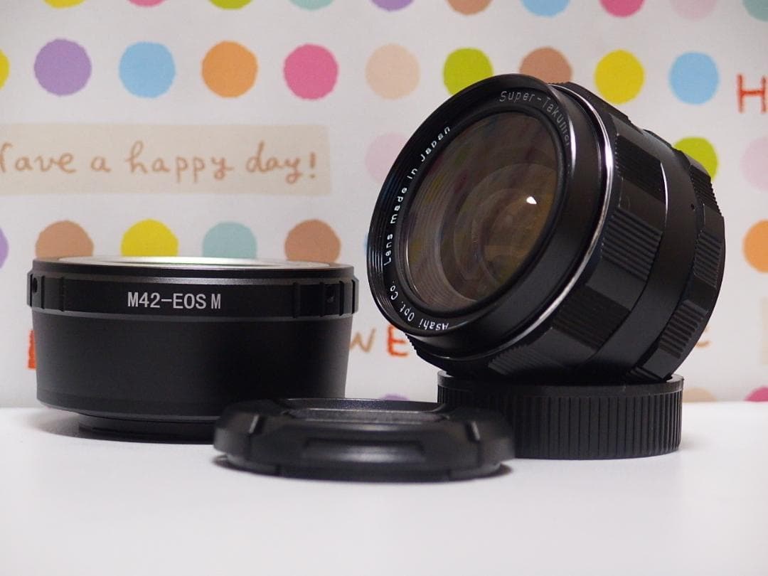 Super Takumar 28mm F3.5 EOS Mマウントアダプター付