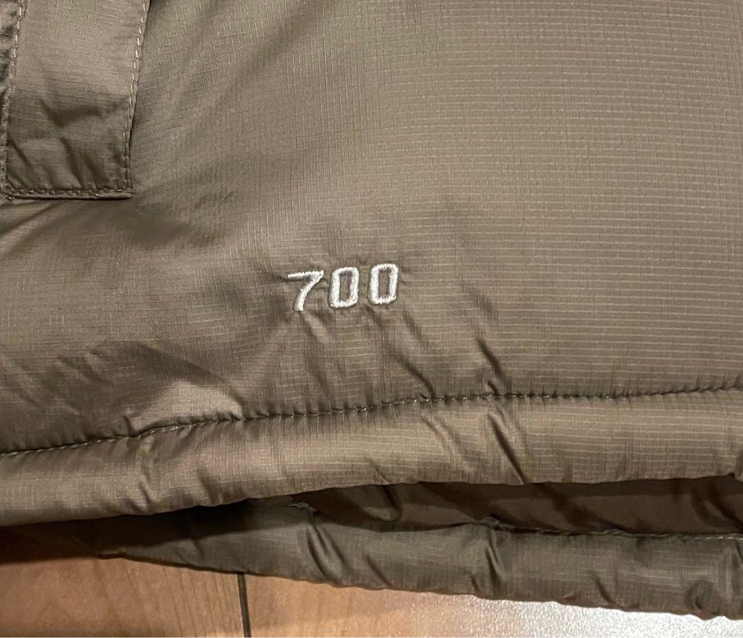 ノースフェイス　ダウンベスト　ヌプシ　センターロゴ