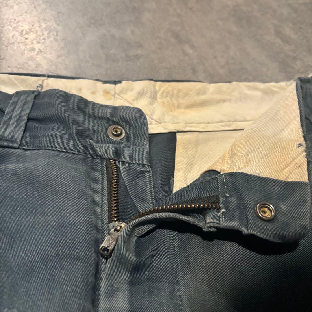 50s vintage ワークパンツ サンフェード ボロ 襤褸 コットン