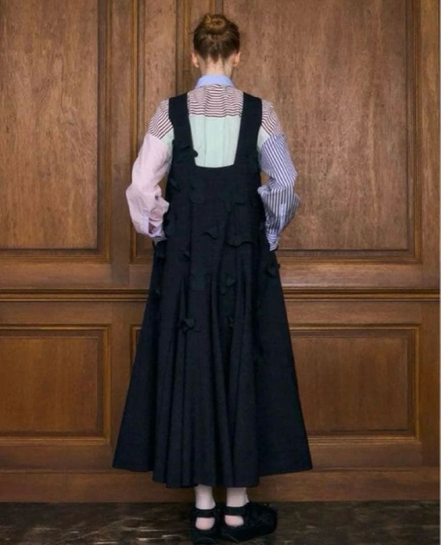 ENFOLD今期CHAIR-MOTIF JUMPER-SKIRT¥165000