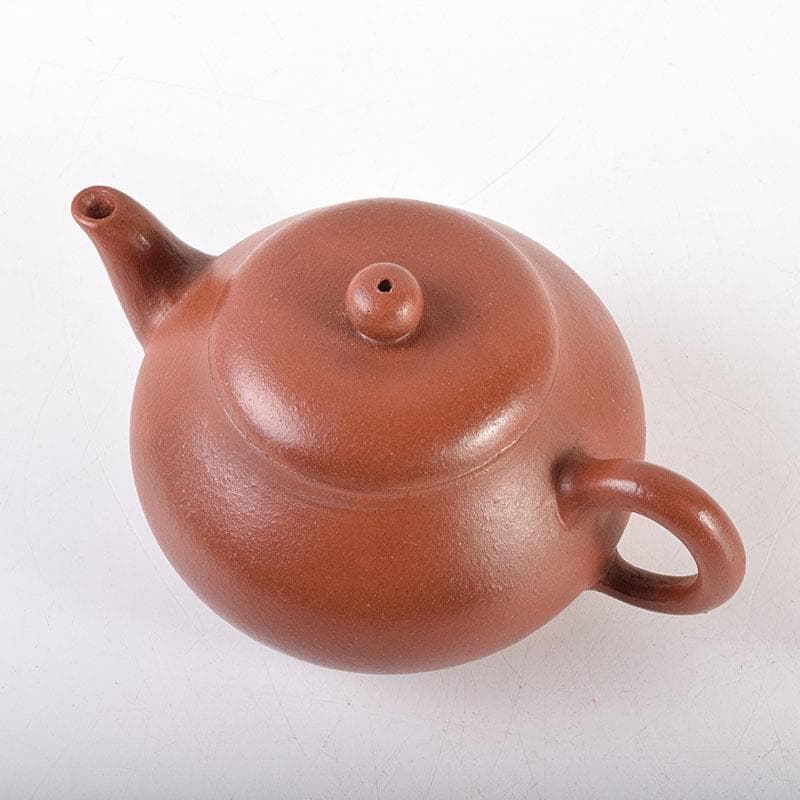 中国　孟臣製　清泉石上流　紫砂　朱泥　急須　茶壷　C　R7871