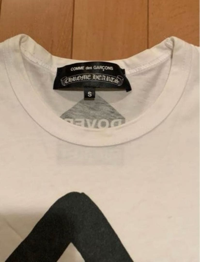 【希少】クロムハーツ＆コムデギャルソン コラボ ホワイトTシャツ