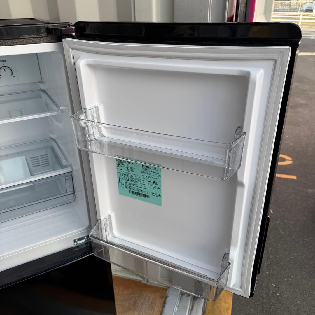 C7222★2024年製★ほぼ新品★ハイアール冷蔵庫洗濯機　黒ブラック家電セット